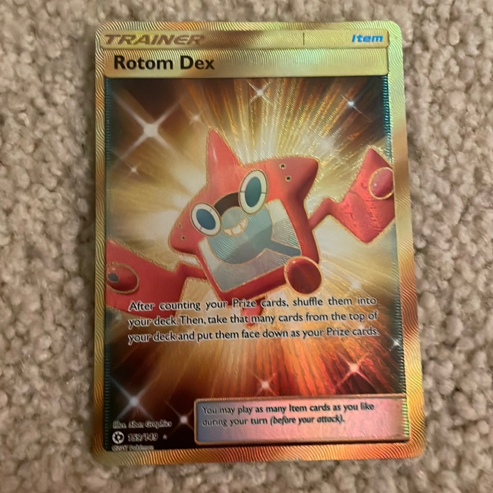 159/149 Rotom Dex Item card Secret rare